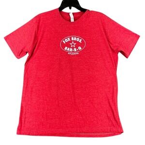 Fox Bros Bar-N-Q Shirt Mens XL Atlanta Georgia Texas Souvenir Royal‎ Apparel